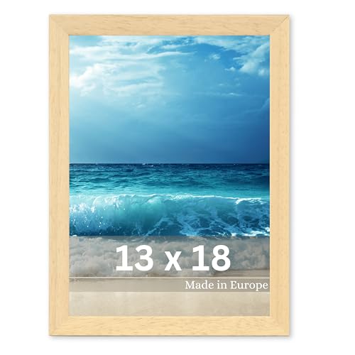 VictoR Bilderrahmen Nolde Beige in 13x18 cm - Leiste 11x13mm - Holzrahmen - Rahmen Bilderrahmen Holz - Bilderrahmen 13x18 Beige VictoR Bilderrahmen Nolde Beige in 13x18 cm - Leiste 11x13mm - Holzrahmen - Rahmen Bilderrahmen Holz - Bilderrahmen 13x18 Beige von VictoR