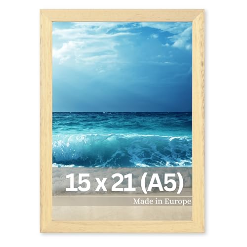 VictoR Bilderrahmen Nolde Beige in 15x21 cm (A5) - Leiste 11x13mm - Holzrahmen - Rahmen A5 Bilderrahmen Holz - Bilderrahmen 15x21 Beige VictoR Bilderrahmen Nolde Beige in 15x21 cm (A5) - Leiste 11x13mm - Holzrahmen - Rahmen A5 Bilderrahmen Holz - Bilderrahmen 15x21 Beige von VictoR