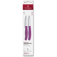 2 VICTORINOX Küchenmesser  Swiss Classic silber, violett, Klinge: 8,0 cm von Victorinox