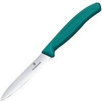 VICTORINOX Küchenmesser  Swiss Classic silber, grün, Klinge: 10,0 cm von Victorinox