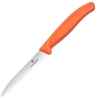 VICTORINOX Küchenmesser  Swiss Classic silber, orange, Klinge: 10,0 cm von Victorinox