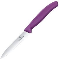 VICTORINOX Küchenmesser  Swiss Classic silber, violett, Klinge: 10,0 cm von Victorinox