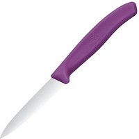 VICTORINOX Küchenmesser  Swiss Classic silber, violett glänzend, Klinge: 8,0 cm von Victorinox