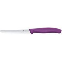 VICTORINOX Gemüsemesser Swiss Classic silber, violett glatt, Klinge: 11,0 cm VICTORINOX Gemüsemesser Swiss Classic silber, violett glatt, Klinge: 11,0 cm von Victorinox