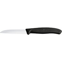 VICTORINOX Kochmesser silber, schwarz glänzend, poliert, Klinge: 8,0 cm von Victorinox