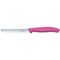 VICTORINOX Gemüsemesser Swiss Classic silber, pink glatt, Klinge: 11,0 cm von Victorinox