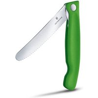 VICTORINOX Gemüsemesser Swiss Classic silber, grün glatt, Klinge: 11,0 cm von Victorinox