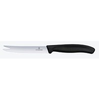 VICTORINOX Wurstmesser Swiss Classic silber, schwarz, Klinge: 11,0 cm von Victorinox