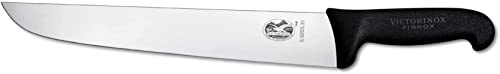 Victorinox, coltello da macellaio Fibrox, nero, lunghezza: 28 cm, 5.5203.28 Victorinox, coltello da macellaio Fibrox, nero, lunghezza: 28 cm, 5.5203.28 von Victorinox