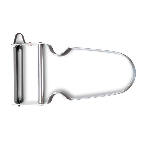 Victorinox, pela-verdure con manico in alluminio e lama a pendolo, resistente, in acciaio inox, 11 cm von Victorinox