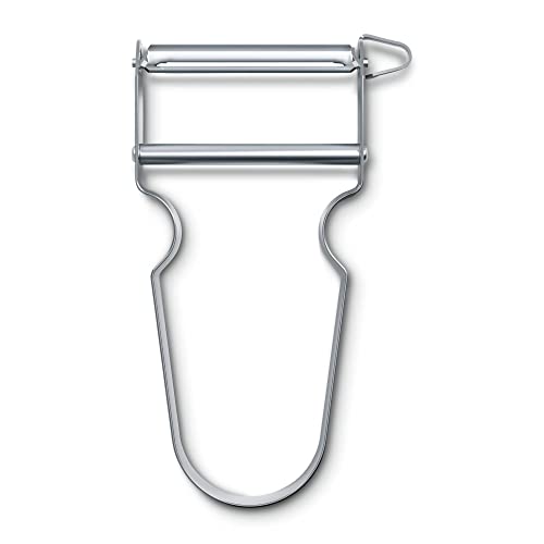 Victorinox Sparschäler STAR, Kartoffelschäler, Zweischneidig mit Pendelklinge, Extra Scharf, Metallgriff, Swiss Made Victorinox Sparschäler STAR, Kartoffelschäler, Zweischneidig mit Pendelklinge, Extra Scharf, Metallgriff, Swiss Made von Victorinox