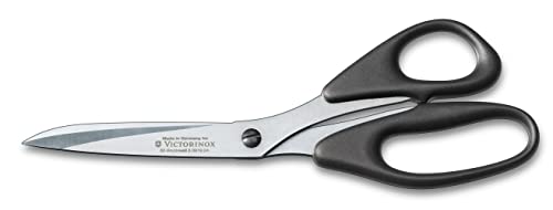 Victorinox, Scissors, Profi Zuschneideschere, Extra Scharfe Klinge, 24 cm, Robuster Kunststoffgriff, Rostfreier Stahl, schwarz von Victorinox