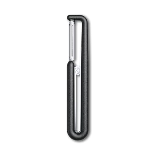 Victorinox Sparschäler "Nova-I", Schäler für Gemüse, Obst, Gerader Schliff, Zweischneidig, Extra Scharf, Swiss Made, schwarz Victorinox Sparschäler "Nova-I", Schäler für Gemüse, Obst, Gerader Schliff, Zweischneidig, Extra Scharf, Swiss Made, schwarz von Victorinox