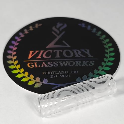 Victory Glassworks Quarz-Säulen mit Oberflächenverbesserungen, Schachbrett und andere spezielle Muster (Wellenform, Hohlsäule) von Victory Glassworks