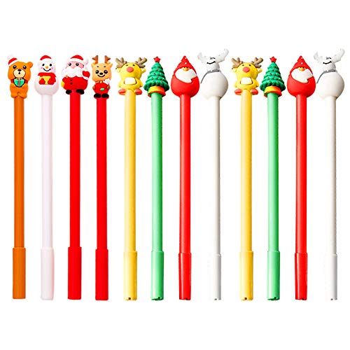 Gelschreiber 12 Stücke Weihnachten Nette Rollerball Kugelschreiber Schreibwaren Set 0,5mm Fineliner Stift Skizze Schreiben Zeichnung Marker für Hinweis Kalender Färbung Büro Schulbedarf Kunstprojekte Gelschreiber 12 Stücke Weihnachten Nette Rollerball Kugelschreiber Schreibwaren Set 0,5mm Fineliner Stift Skizze Schreiben Zeichnung Marker für Hinweis Kalender Färbung Büro Schulbedarf Kunstprojekte von Vidillo