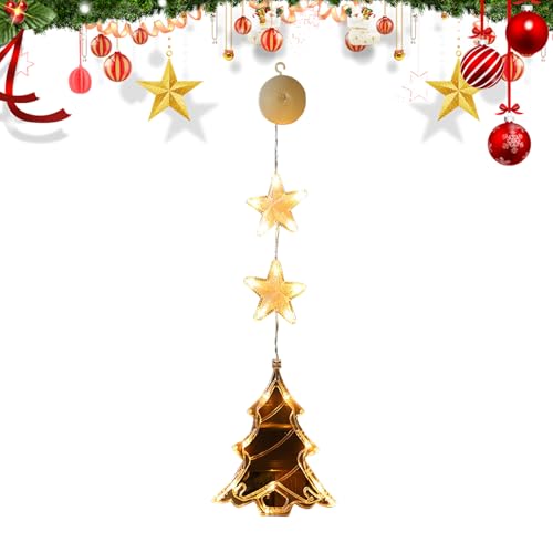Weihnachten Lichterketten 2Pcs Weihnachten Fenster Lichter hängende Licht mit Saugnapf Hängende Weihnachtslichter Batteriebetriebene Hängelampen Dekorationen für Indoor Holiday Shop Decor (Xmas Tree) Weihnachten Lichterketten 2Pcs Weihnachten Fenster Lichter hängende Licht mit Saugnapf Hängende Weihnachtslichter Batteriebetriebene Hängelampen Dekorationen für Indoor Holiday Shop Decor (Xmas Tree) von Vidillo