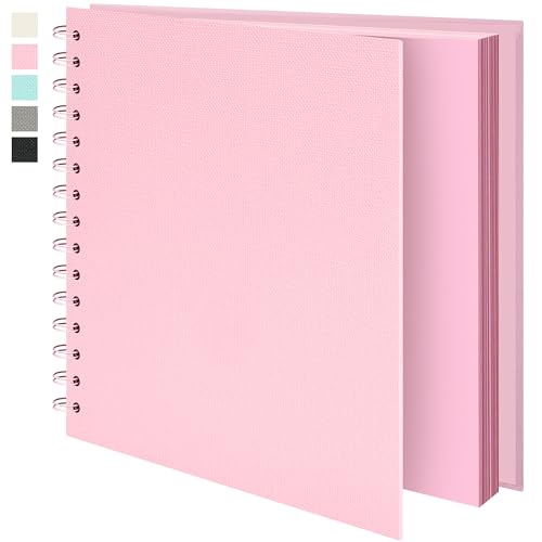 Scrapbook Photo Album Linen Cover, Hardcover Kraft White Pages Memory Book, for Travel Wedding Guest Book Christmas Baby Shower Pink 8 Inch 40 Pages Scrapbook Photo Album Linen Cover, Hardcover Kraft White Pages Memory Book, for Travel Wedding Guest Book Christmas Baby Shower Pink 8 Inch 40 Pages von Vienrose