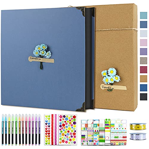 Vienrose Fotoalbum zum Selbstgestalten 30x30 cm, DIY Fotobuch mit 60 Schwarzen Seiten Scrapbook, 10x15 Fotos Spiralalbum Geschenk für Absolvierte Geburtstag Weihnachten Hochzeit Familie Baby Vienrose Fotoalbum zum Selbstgestalten 30x30 cm, DIY Fotobuch mit 60 Schwarzen Seiten Scrapbook, 10x15 Fotos Spiralalbum Geschenk für Absolvierte Geburtstag Weihnachten Hochzeit Familie Baby von Vienrose