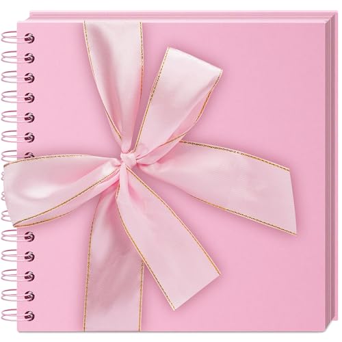 Vienrose Scrapbook Fotoalbum zum Selbstgestalten und Einkleben mit 40 Seiten, Hardcover Kraftpapier, DIY Scrapbook für Hochzeit, Geburtstag, 20,5 x 20,5 cm, Rosa Vienrose Scrapbook Fotoalbum zum Selbstgestalten und Einkleben mit 40 Seiten, Hardcover Kraftpapier, DIY Scrapbook für Hochzeit, Geburtstag, 20,5 x 20,5 cm, Rosa von Vienrose
