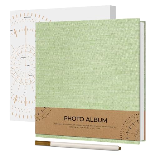 Vienrose Selbstklebend 10x15 Fotoalbum Einkleben und zum Selbstgestalten Klein Leinen Photo Album mit 40 Weißen Seiten, Hochzeit Fotoalben mit Einem Kugelschreiber, 17x18cm, Grasgrün Vienrose Selbstklebend 10x15 Fotoalbum Einkleben und zum Selbstgestalten Klein Leinen Photo Album mit 40 Weißen Seiten, Hochzeit Fotoalben mit Einem Kugelschreiber, 17x18cm, Grasgrün von Vienrose
