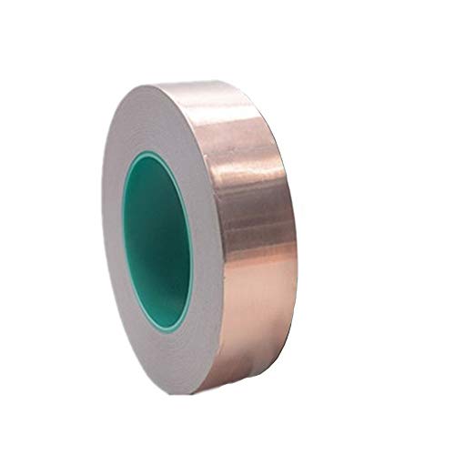 25m Abschirmband Kupferfolie,Selbstklebend Klebeband Kupferband Copper Foil Tape für Anti-Wurm Schutz der Elektronik und des Gartens (15mm) (15MM*25M) von Vientiane