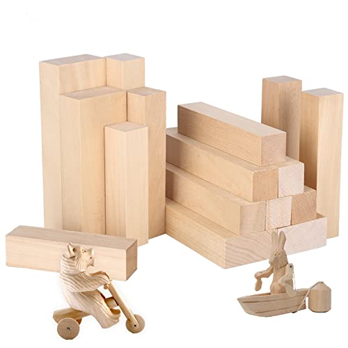 Viesap Linde Carving Blöcke, 16 PCS Natürlich Lindenholz Rohlinge Balsaholz, Handgeschnitztes Holz, DIY Handwerk Kunst Liefert Für Anfänger Kinder Erwachsene Schnitzholz, Natürlicher Massivholzblock Viesap Linde Carving Blöcke, 16 PCS Natürlich Lindenholz Rohlinge Balsaholz, Handgeschnitztes Holz, DIY Handwerk Kunst Liefert Für Anfänger Kinder Erwachsene Schnitzholz, Natürlicher Massivholzblock von Viesap