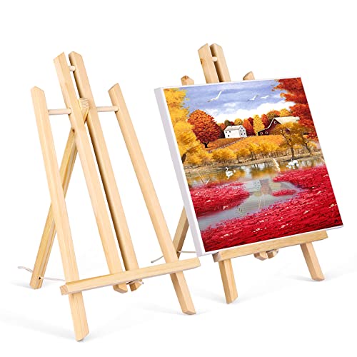 Viesap staffeleien, 2 Stück Holzstaffelei, 40cm Bild Ständer Aus Vollholz, Display-/ Tischstaffelei, klappbar und platzsparend, Deko-Ständer, Staffelei Kinder, für Gemälde, Kinder Kunst & Handwerk. Viesap staffeleien, 2 Stück Holzstaffelei, 40cm Bild Ständer Aus Vollholz, Display-/ Tischstaffelei, klappbar und platzsparend, Deko-Ständer, Staffelei Kinder, für Gemälde, Kinder Kunst & Handwerk. von Viesap