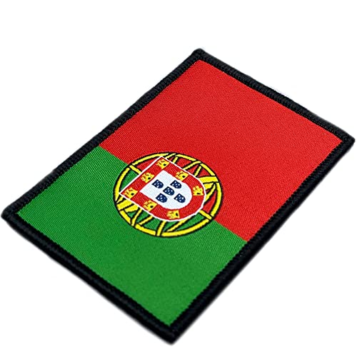 Portugal Flagge Klettverschluss zum Aufnähen - Gestickter Portugiesischer Nationalpatch – Portugal-Flagge 75 x 50 mm Portugal Flagge Klettverschluss zum Aufnähen - Gestickter Portugiesischer Nationalpatch – Portugal-Flagge 75 x 50 mm von Vigpil