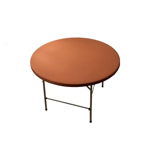Viiamacki Runde Spandex-Tischdecke, elastische Picknick-Tischdecke, dehnbare Terrassentischabdeckung, abwischbare Tischdecken, Tischdecken für Camping, Outdoor, Innenbereich, Party, Kaffee von Viiamacki