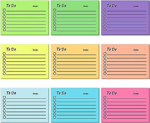 Super-Haftnotizen – 9 Pack, 50 Blatt pro Block, 10 cm x 7 cm, extra starke Haftnotizen für Notizen, Erinnerungen für das Büro, Zuhause, die Schule Super-Haftnotizen – 9 Pack, 50 Blatt pro Block, 10 cm x 7 cm, extra starke Haftnotizen für Notizen, Erinnerungen für das Büro, Zuhause, die Schule von Viimples