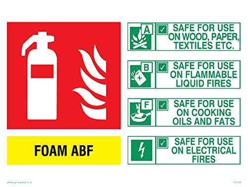 Abf Foam Feuerlöscher Schild – 200 x 150 mm – A5L Abf Foam Feuerlöscher Schild – 200 x 150 mm – A5L von Viking Signs