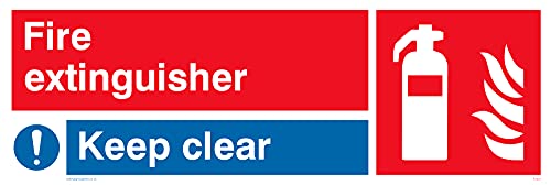 L31 Feuerlöscher-Hinweisschild, 300 x 100 mm, 5 Stück L31 Feuerlöscher-Hinweisschild, 300 x 100 mm, 5 Stück von Viking Signs