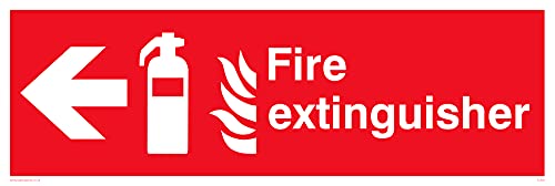 L31 Feuerlöscher-Hinweisschild, 300 x 100 mm, 5 Stück L31 Feuerlöscher-Hinweisschild, 300 x 100 mm, 5 Stück von Viking Signs