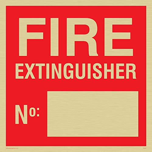 Viking Schilder fv370-s40-g "FEUERLÖSCHER nicht:" Schild, starr gold, Kunststoff, 400 mm H x 400 mm W Viking Schilder fv370-s40-g "FEUERLÖSCHER nicht:" Schild, starr gold, Kunststoff, 400 mm H x 400 mm W von Viking Signs