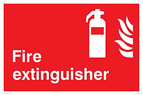 Viking Schilder fz334-a4l-v "FEUERLÖSCHER" Zeichen, Vinyl, 200 mm H x 300 mm W von Viking Signs