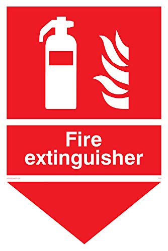 Viking Schilder fz339-a4p-3 m "FEUERLÖSCHER hier" Zeichen, Kunststoff, 3 mm starr, 300 mm H x 200 mm W Viking Schilder fz339-a4p-3 m "FEUERLÖSCHER hier" Zeichen, Kunststoff, 3 mm starr, 300 mm H x 200 mm W von Viking Signs