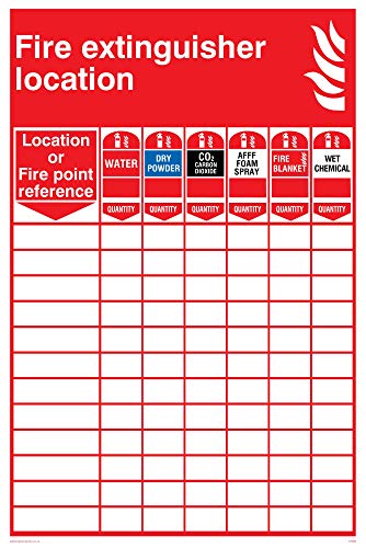 Viking Schilder fz389-a4p-v "FEUERLÖSCHER Standort" Sign, Vinyl, 300 mm H x 200 mm W Viking Schilder fz389-a4p-v "FEUERLÖSCHER Standort" Sign, Vinyl, 300 mm H x 200 mm W von Viking Signs