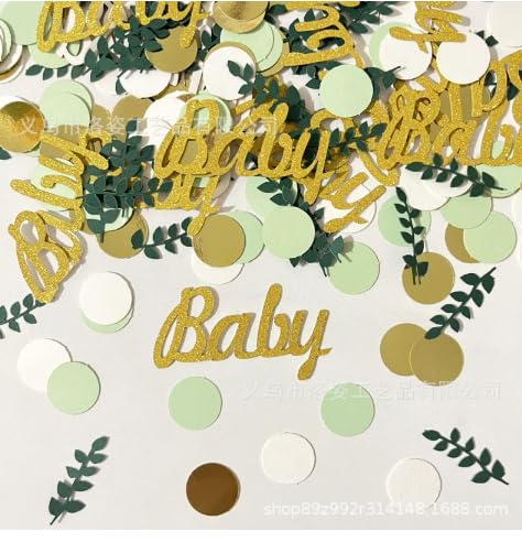 100 Stück Baby Party Dekoration Konfetti Baby Shower Deko Konfetti Junge Mädchen Grün Babys Partys Dekorations Neutral Babyparty Tisch Dekorations Servietten Konfettis Partys Babys Dusche Zubehör 100 Stück Baby Party Dekoration Konfetti Baby Shower Deko Konfetti Junge Mädchen Grün Babys Partys Dekorations Neutral Babyparty Tisch Dekorations Servietten Konfettis Partys Babys Dusche Zubehör von Vikrami lighting