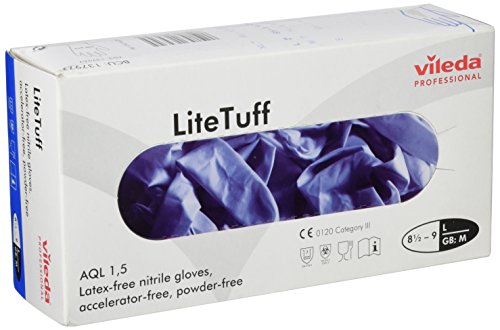 Vileda 235660 - Handschuhe Litetuff Nitril Größe L - Box 100 von Vileda