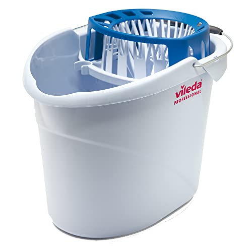 Vileda Eimer 10 Liter + Profi-Mopppresse, Grau, Kunststoff, Silikongriff, Rechteckig, BUCKET Vileda Eimer 10 Liter + Profi-Mopppresse, Grau, Kunststoff, Silikongriff, Rechteckig, BUCKET von Vileda
