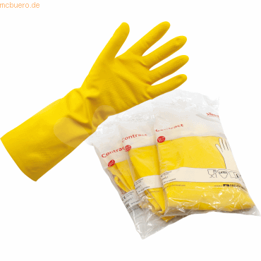 Vileda Gummihandschuh 174321 S gelb 1 Paar von Vileda