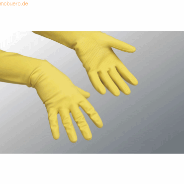 Vileda Handschuhe Safegrip Der Griffige Naturlatex Größe L von Vileda