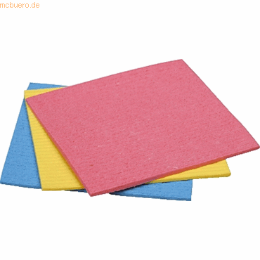 Vileda Schwammtuch 18x20cm farbig sortiert VE=5 Stück Vileda Schwammtuch 18x20cm farbig sortiert VE=5 Stück von Vileda