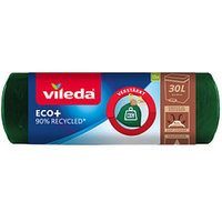 vileda Müllbeutel ECO+ 30,0 l grün, 15 St. von Vileda