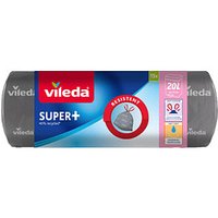 vileda Müllbeutel SUPER+ 20,0 l grau, 15 St. von Vileda