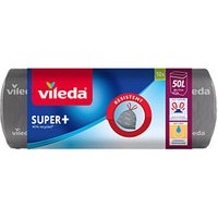 vileda Müllbeutel SUPER+ 50,0 l grau, 10 St. von Vileda