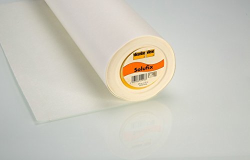 Vilene 45 cm Solufix wasserlösliche Stickerei-Rückseite, weiß, Meterware von Vilene