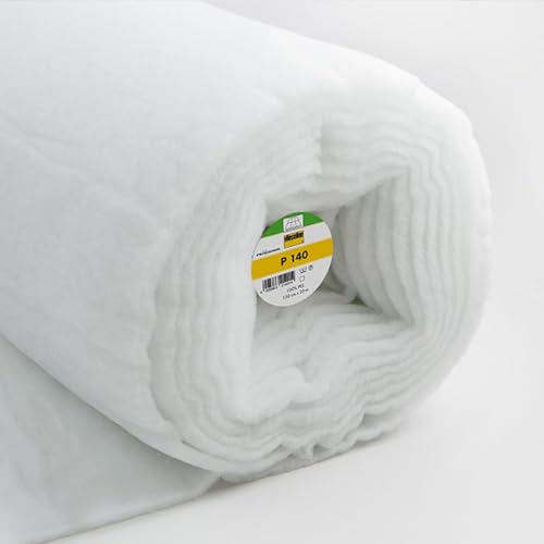 Vilene Volumenvlies P140 flammhemmend zum Einnähen, Fleece, Weiß, 150 cm x 1 m von Homry