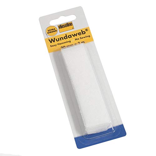 Vlieseline Wonderweb Wundaweb Extra starker Saum, zum Aufbügeln, kein Nähen, 3 m x 20 mm (1 Stück) Vlieseline Wonderweb Wundaweb Extra starker Saum, zum Aufbügeln, kein Nähen, 3 m x 20 mm (1 Stück) von Vlieseline