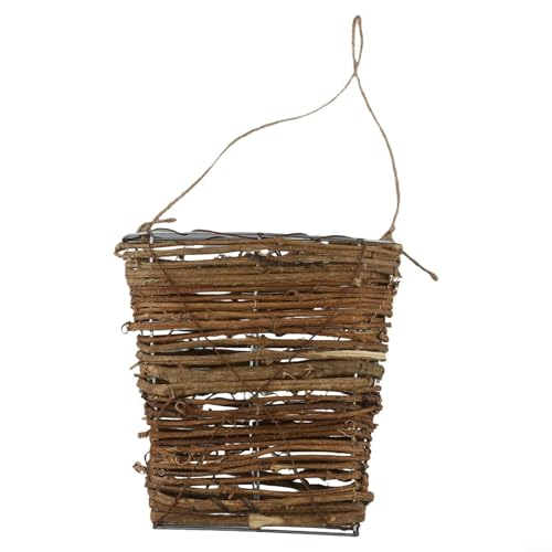 Dekorativer Rattan-Hängekorb für kleine Blumen im Bauernhaus-Stil Dekorativer Rattan-Hängekorb für kleine Blumen im Bauernhaus-Stil von Vilgftyiet